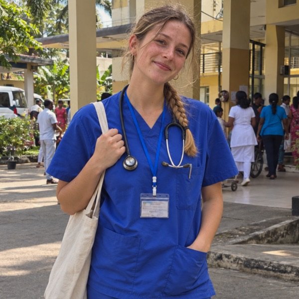 Anna Weber, medical student from Austria